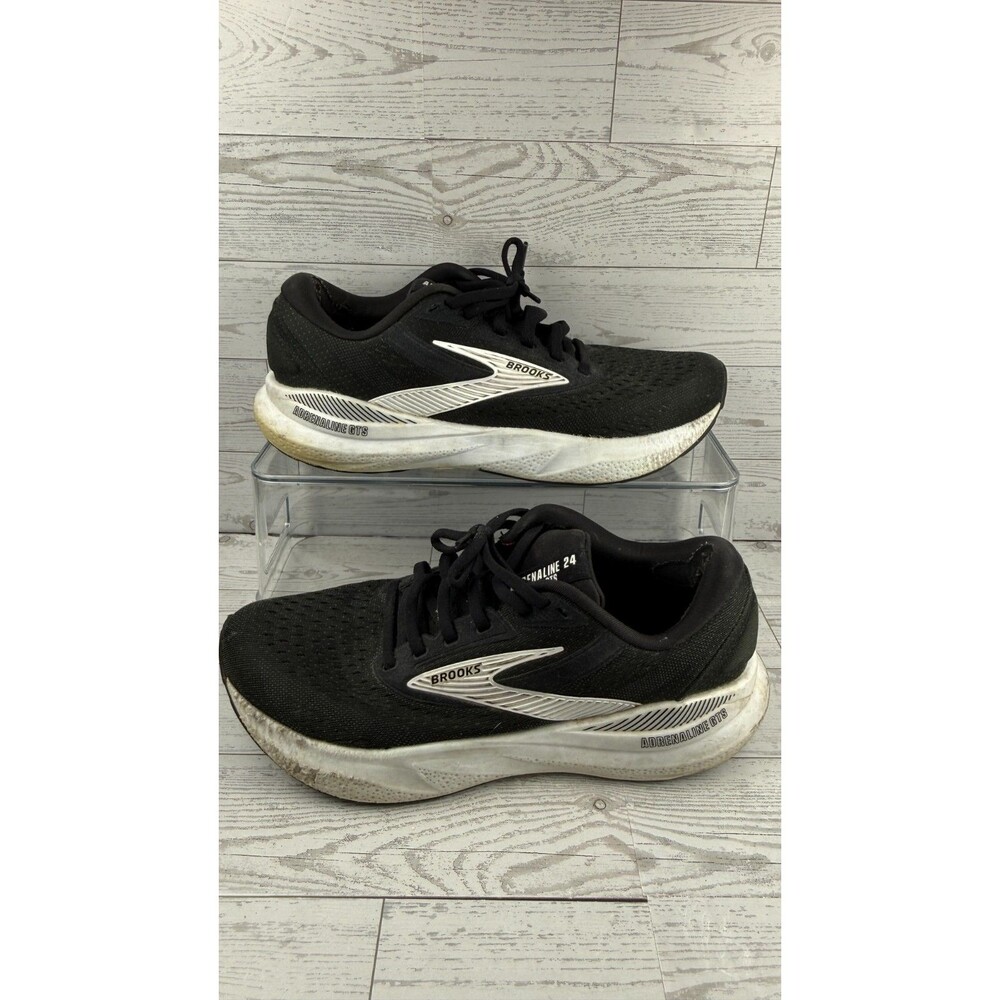 Brooks Adrenaline GTS 24 1204261B087 Black 9B Womens Sneakers Running Shoes #416